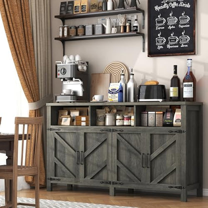Buffet Sideboard with Storage Farmhouse, view 6