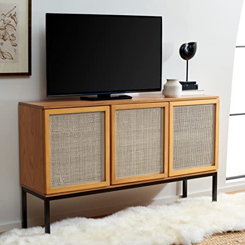Coastal Rattan Sideboard with Three Doors, view 3