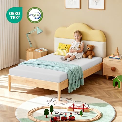 | 6 Inch Twin Mattress | Medium Firm | Gel Memory Foam | White, view 3
