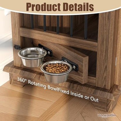 Large Dog Cage Furniture, Multi-Functional Indoor Dog Kennel, view 6