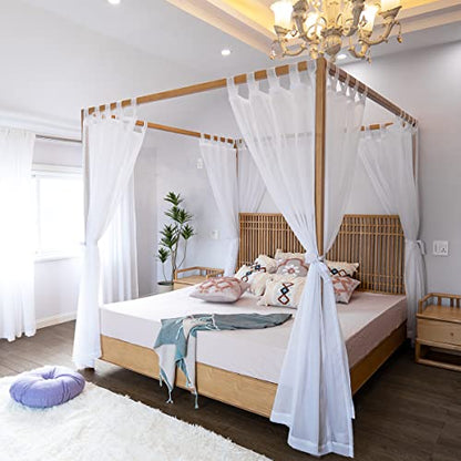 Sheer Canopy Bed Curtains for King, Queen, Full and Twin Bed, view 5