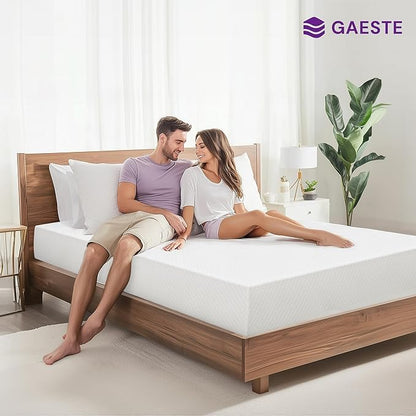 8 Inch Queen Cooling Gel Memory Foam Mattress for Cool Sleep Medium Feel CertiPUR-US Certified Foam, Mattress in a Box Pressure Relief Removable Cover No Fiberglass (Queen, 8 in)