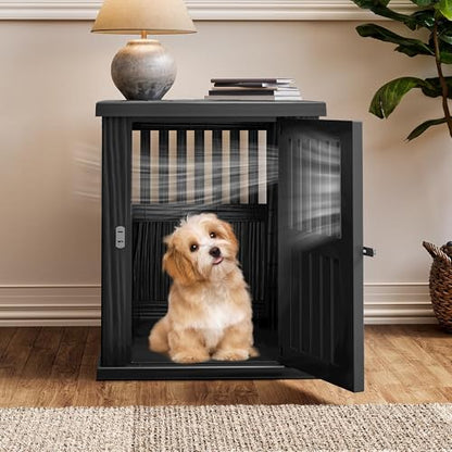 Dog Crate Furniture,Dog Kennel Indoor for Small Dogs,30"x21"x 25", view 3