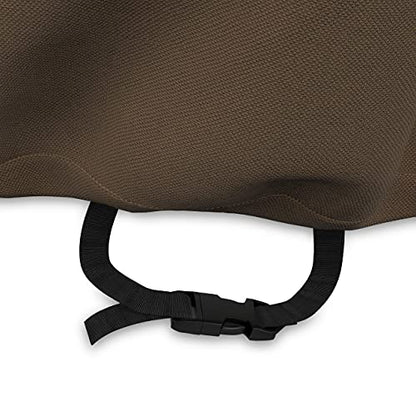 3-Seater Outdoor Couch and Patio Furniture Cover, Waterproof Lounge Sofa Cover, UV Resistant, Click-Close Straps, 78" x 38" x 29", Beige/Tan
