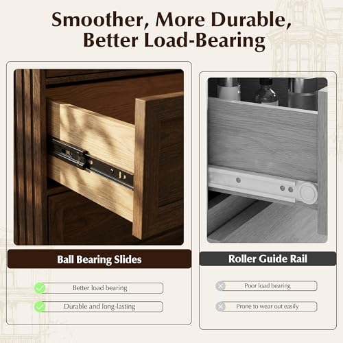 7 Drawers Dresser for Bedroom, 54" Wide Chest of Drawers w/Charging Station, view 7