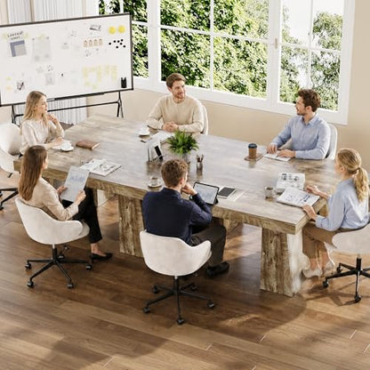 Modern Computer Desk, Large Office Desk with Drawers, view 7