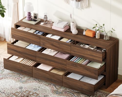 9 Drawer Dresser for Bedroom, view 4