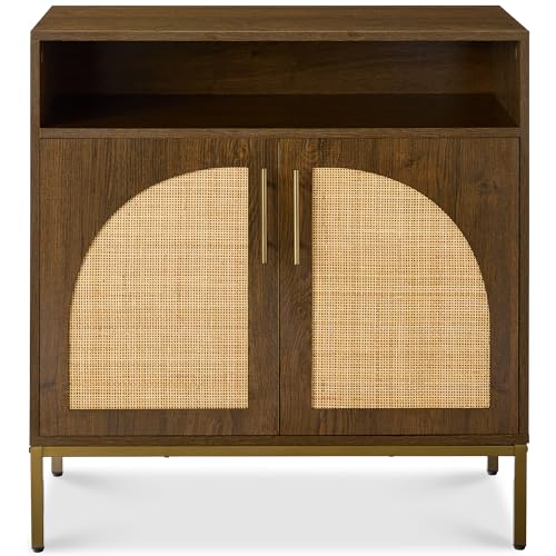 Best Choice Products Rattan Sideboard Buffet Cabinet, Entryway Table, view 2