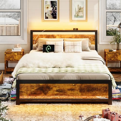 King Size Bed Frame with 4 Storage Drawers, view 6