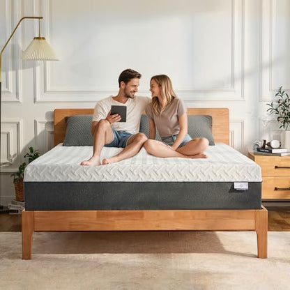 12 Inch King Size Mattress,Green Tea Gel Memory Foam,Medium Firm, view 2