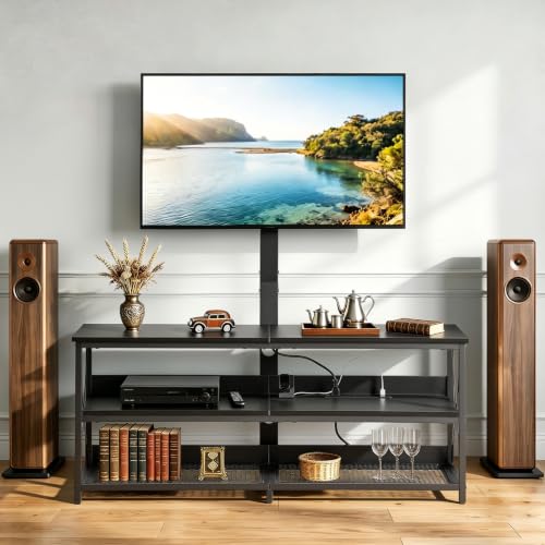TV Stand with Mount, 47.2 Inch, TV Stand Console with Power Outlet, view 3