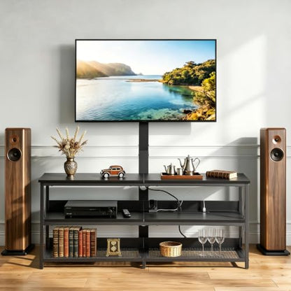 TV Stand with Mount, 47.2 Inch, TV Stand Console with Power Outlet, view 3