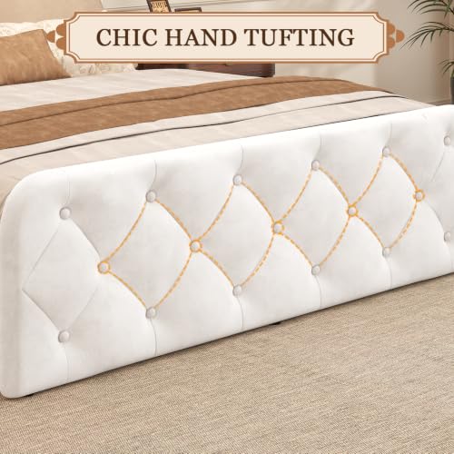 Queen Size Upholstered Bed Frame, view 8