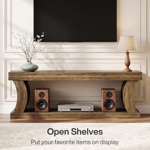 TV Stand for 75 Inch TVs, Entertainment Center with Storage, view 6