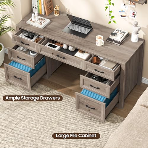 Farmhouse Executive Desk, view 7