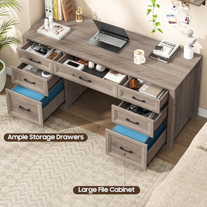 Farmhouse Executive Desk, view 7