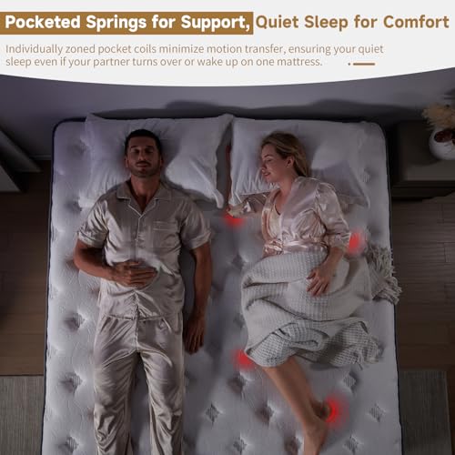 Full Mattress, 12 Inch Hybrid Mattress in a Box, view 7