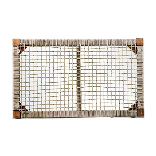 SEI Outdoor Patio Furniture - Brendina Outdoor Glass Top Cocktail Table - Transitional Design Natural Solid Wood - Ideal for Patio, Backyard (OD1089300)