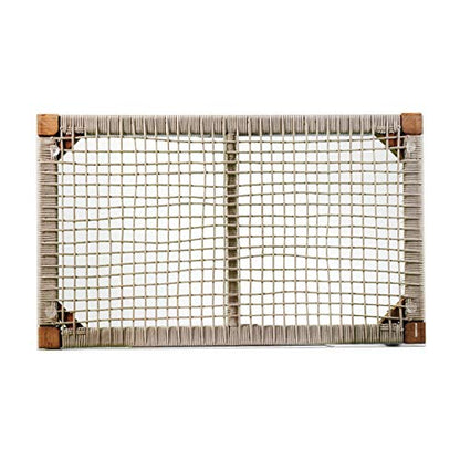 SEI Outdoor Patio Furniture - Brendina Outdoor Glass Top Cocktail Table - Transitional Design Natural Solid Wood - Ideal for Patio, Backyard (OD1089300)