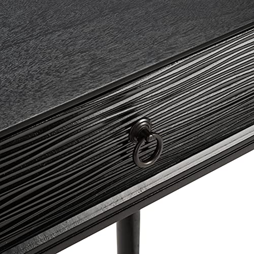 SAFAVIEH Home Collection Aliyah Black 2-Drawer Console Table CNS5729A