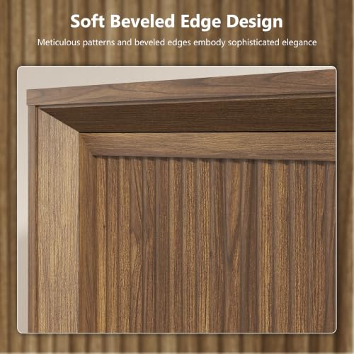 63” Fluted Sideboard Storage Cabinet, view 7