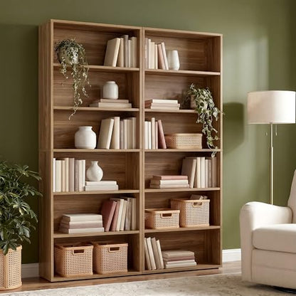 Bookshelf and Bookcases 70" Tall, 6 Tiers Display Storage Shelves, view 7
