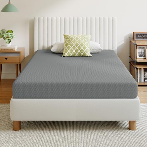6 Inch Twin Mattress in a Box, Cooling Twin Memory Foam Mattress, view 2
