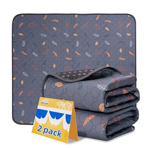 Washable Pee Pads for Dogs, Reusable Puppy Pads for Dog Playpen 2PC, view 2