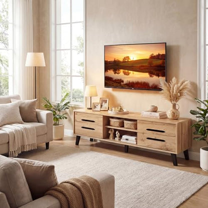 Mid Century Modern TV Stand for 55-65 Inch TV, view 4