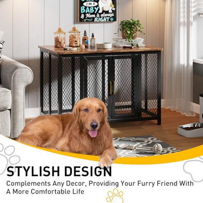 48 Inch Dog Crate Furniture for Large Dogs, view 8