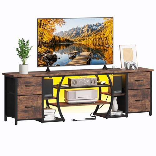 LED TV Stand for 65, 70, 80 Inch TV, view 2