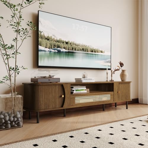 71" Mid Century Modern TV Stand, view 2