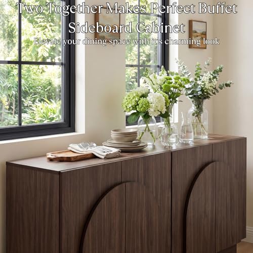 Buffet Cabinets with Storage Set of 3, view 5