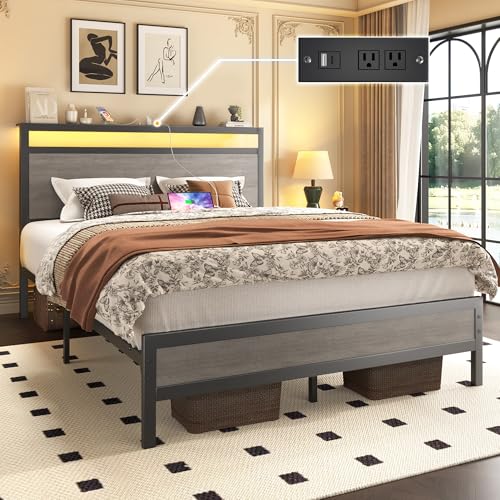 Full Bed Frame with Headboard & Footboard, view 7