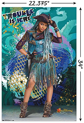 Disney Descendants 2 - Uma Wall Poster, 22.375" x 34", Unframed Version