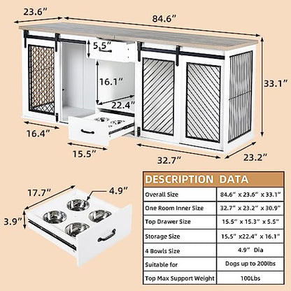 Extra Large Dog Crate Furniture, view 4