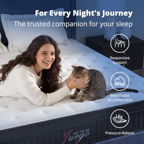14 Inch King Size Mattress, Comfort Hybrid Mattress for All Sleepers, view 3