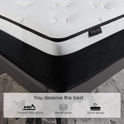 Full Mattress,8 Inch Euro Top Full Size Mattress in a Box,Memory Foam Hybrid Mattress with Individually Pocket Springs,Medium Firm,Strong Edge Support,CertiPUR-US (8 Inch, Full)