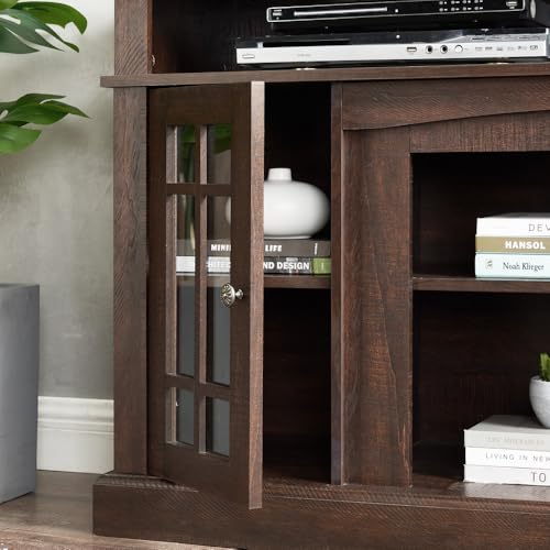 TV Stand for 65 Inch TV, Entertainment Center with Storage, Espresso, view 6