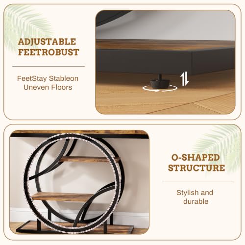 Entryway Table for Foyer, 41.3 Inch Industrial Narrow Console Table, view 8