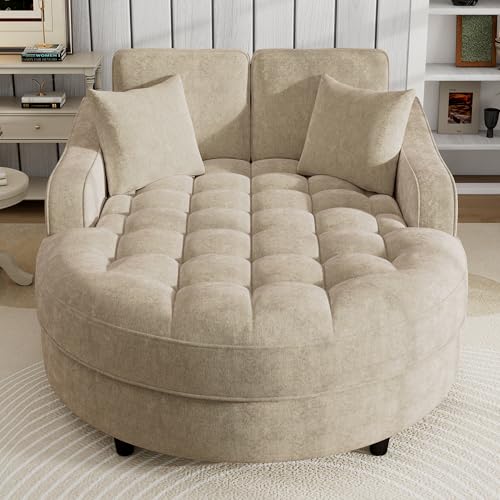 Chaise Lounger Sleeper Sofa, Upholstered Convertible Chair, view 4