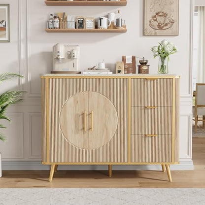 47.3" Modern Buffet Cabinet with Storage, view 2