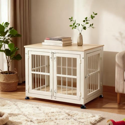 32 Inch Heavy Duty Dog Crate Furniture for Medium and Small Dogs, view 7