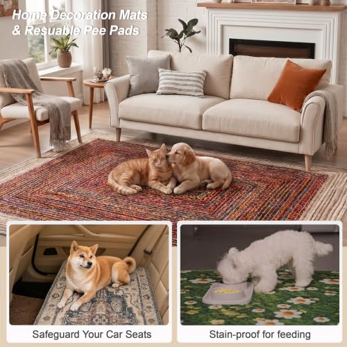 Washable Pee Pads for Dogs 18"x24" 2 Pack Reusable Puppy Potty Pad, view 3