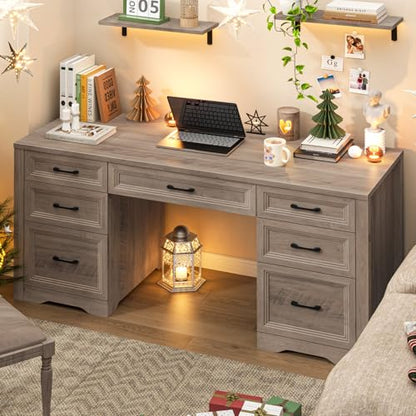 Farmhouse Executive Desk, view 5