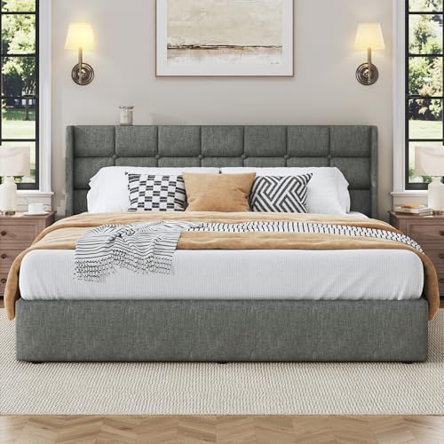 King Size Lift Up Storage Bed Frame, view 6
