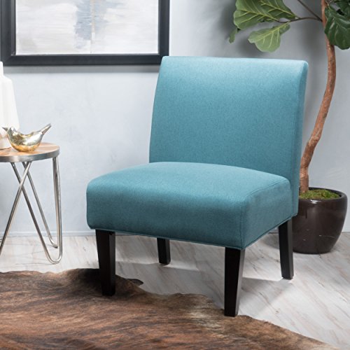 Christopher Knight Home Kassi Fabric Accent Chair, Dark Teal 29. 50”D x 22. 50”W x 32. 00”H
