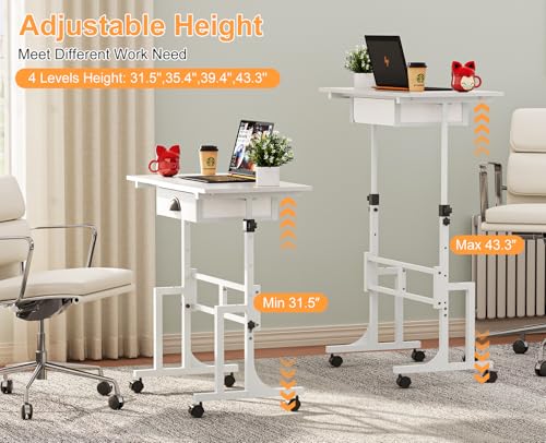 Adjustable Height Standing Desk for Walking Pad Treadmill, view 3