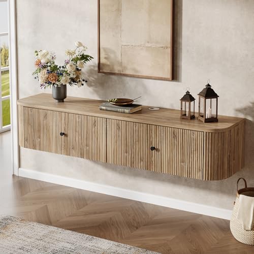 Floating TV Stand Wall Mounted, view 4