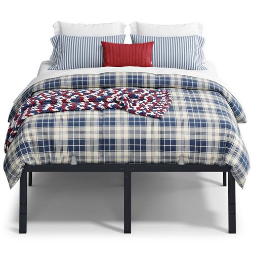Full Metal Bed Frame, 18 Inches Tall, 1100 lb Weight Capacity, view 2